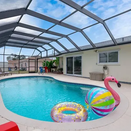 Waterfront Oasis -3Br - Heated Pool -Bbq -Private Dock Villa